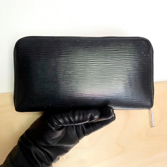 LV Black Epi Zippy Organizer Unisex SN0026 - Picture 11 of 13